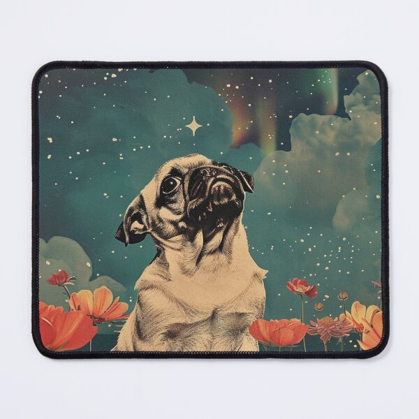 Item preview, Adorable Vintage Cute Pug Puppy Inspirational Art designed and sold by LVTFCOarts.
