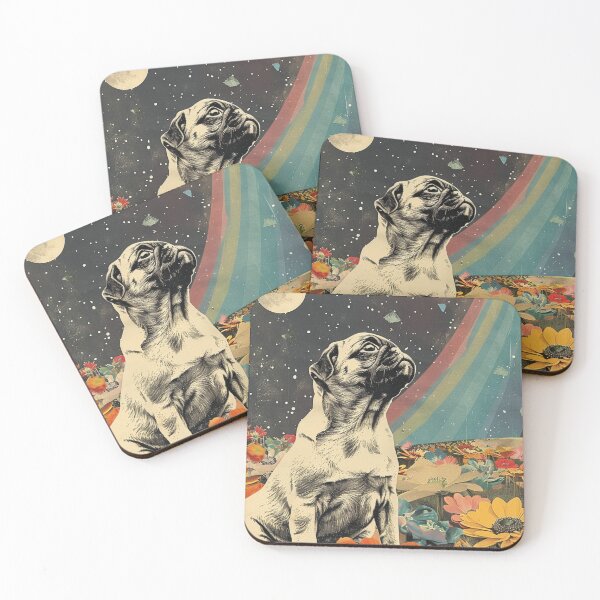 Item preview, Adorable Funny Pug Puppy Cute Dog Vintage Art designed and sold by LVTFCOarts.