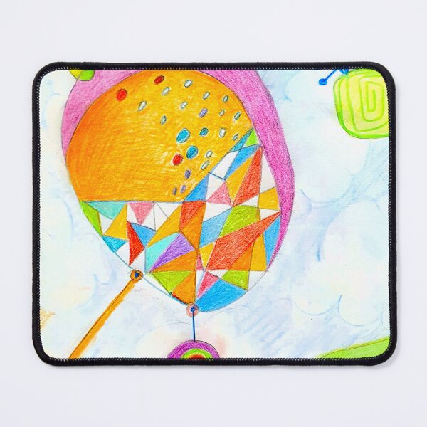 Item preview, houses in the clouds I. abstract designed and sold by Tereza Pilar  Art.