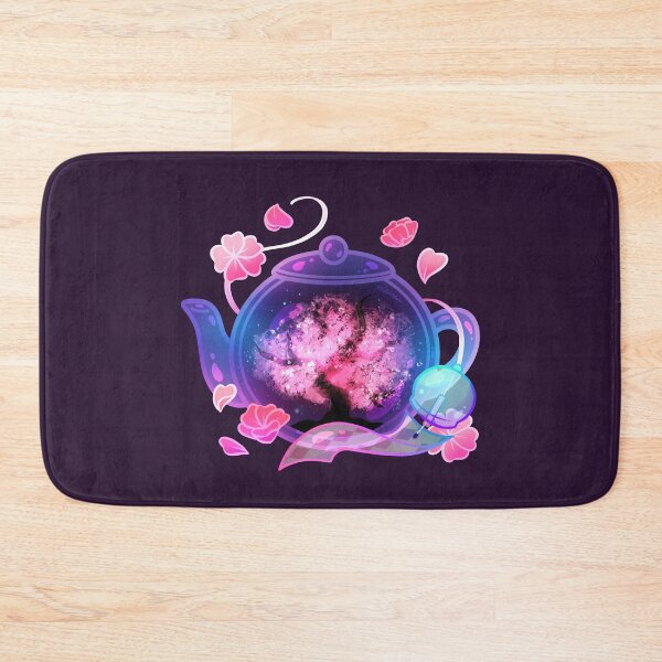 Item preview, Nighttime Sakura Teapot designed and sold by heysoleilart.