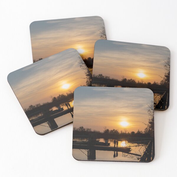 Item preview, Young Family Enjoys Sunset on a Dock designed and sold by jrtwynam.
