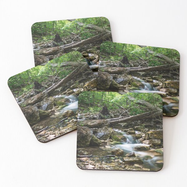 Item preview, River Cascades Over Rocks through a Forest designed and sold by jrtwynam.