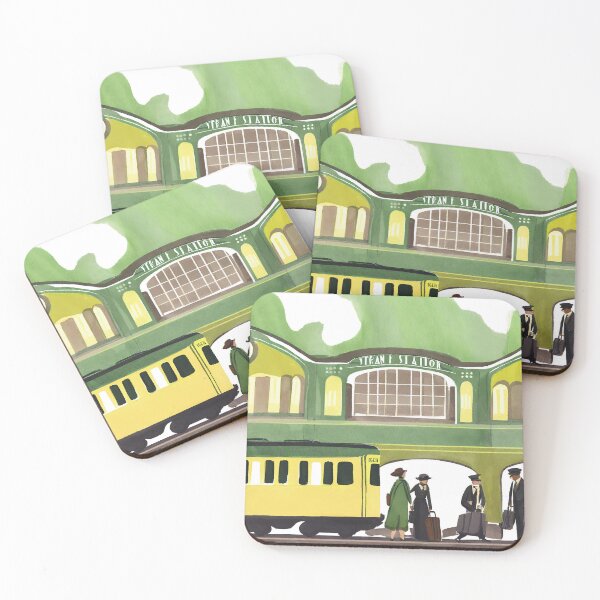 Item preview, Art Deco Train Station (5) designed and sold by AryAtz.