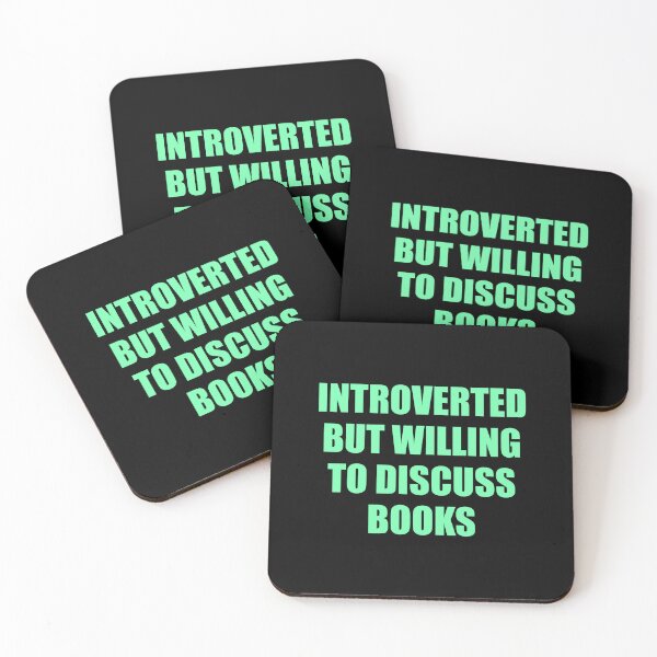Item preview, Introverted but willing to discuss books designed and sold by Inspirationmotivation.