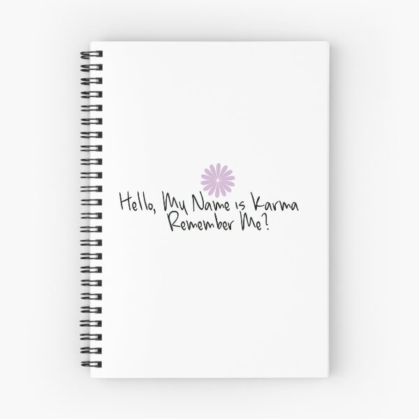 Item preview, Hello, My Name is Karma designed and sold by HarmonyandSage.