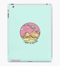 I Want to Believe iPad Case/Skin