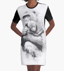 Protected_b&w Graphic T-Shirt Dress