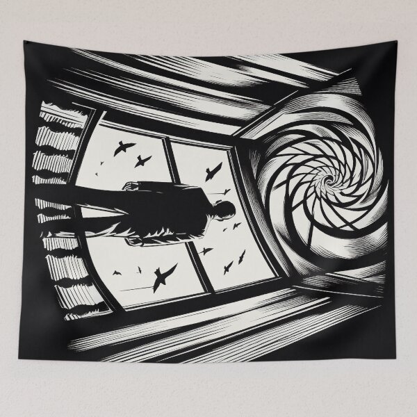 Item preview, Alfred Hitchcock Rear Window Classic Movie designed and sold by TomFrontierArt.
