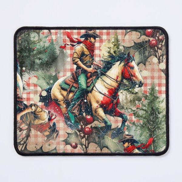 Item preview, Cowboy Christmas Horse Winter designed and sold by LeosCloset.