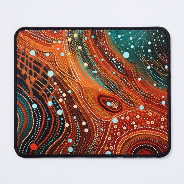 Item preview, Aboriginal Inspired Dot Art - Mystery Lava designed and sold by GrinGalore.