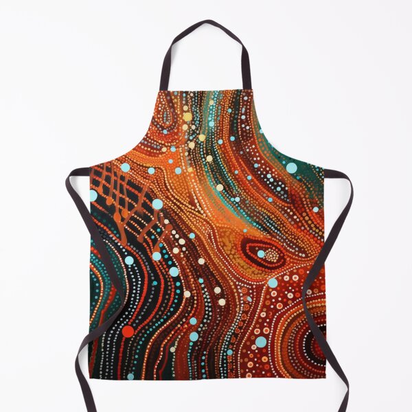 Item preview, Aboriginal Inspired Dot Art - Mystery Lava designed and sold by GrinGalore.