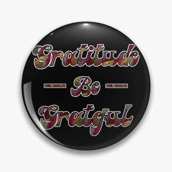 Item preview, Gratitude Groovy-ness Be Grateful Rainbow Colored Mandala Gratitude   designed and sold by 69Designs-MP.