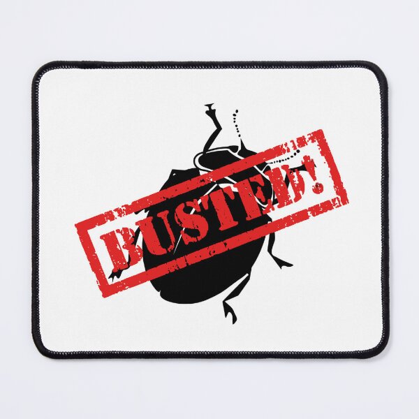 Item preview, QA Tester Busted bug - Funny QA Tester Quotes designed and sold by Orloff.