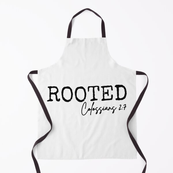 Item preview, Rooted in Jesus, Colossians 2:7, black design. designed and sold by MoriaStore.