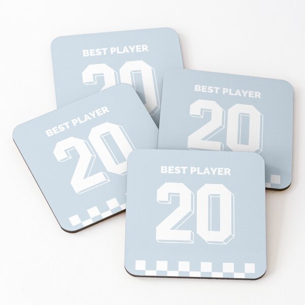 Item preview, Best Player | Pastel Blue Background designed and sold by RM-Journey.