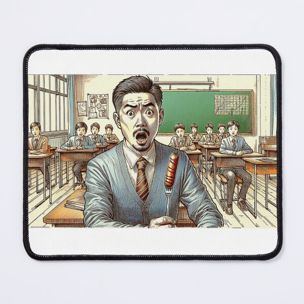 Item preview, School Teacher, sausage on a Fork. Get Forked designed and sold by Get-Forked.