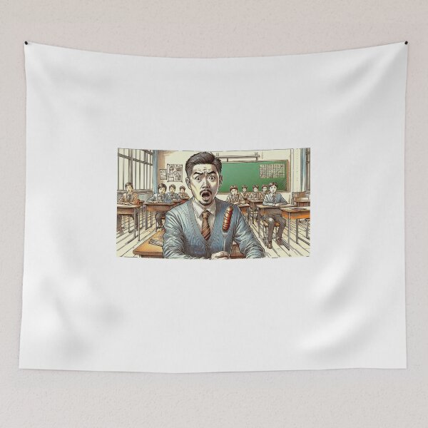Item preview, School Teacher, sausage on a Fork. Get Forked designed and sold by Get-Forked.