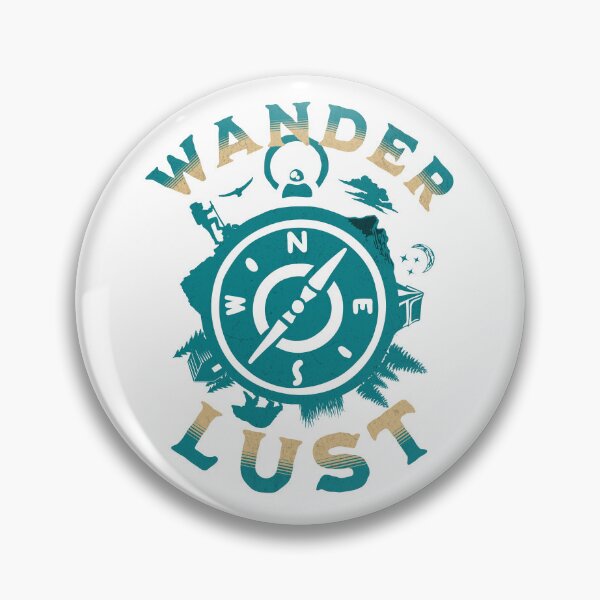 Item preview, Wanderlust travel and adventure lovers Print designed and sold by Thehatinthecat.