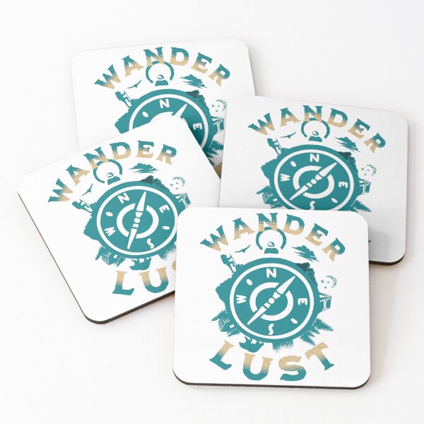 Item preview, Wanderlust travel and adventure lovers Print designed and sold by Thehatinthecat.