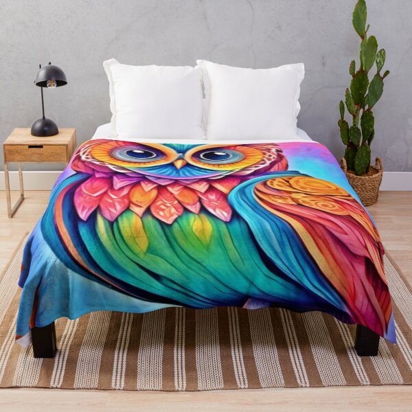 Item preview, Pastel Owl on Colorfulkboard designed and sold by Health And Fitness Posts e-Store.