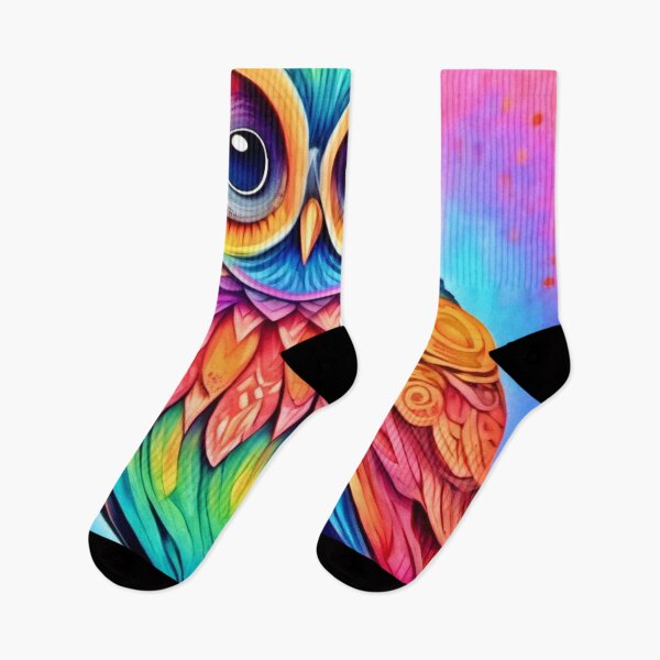Item preview, Pastel Owl on Colorfulkboard designed and sold by Health And Fitness Posts e-Store.