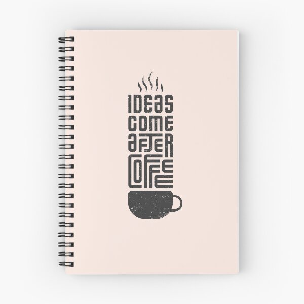 Item preview, Ideen kommen nach dem Kaffee | Pastel Pink Background designed and sold by RM-Journey.