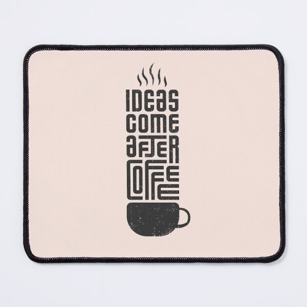Item preview, Ideen kommen nach dem Kaffee | Pastel Pink Background designed and sold by RM-Journey.
