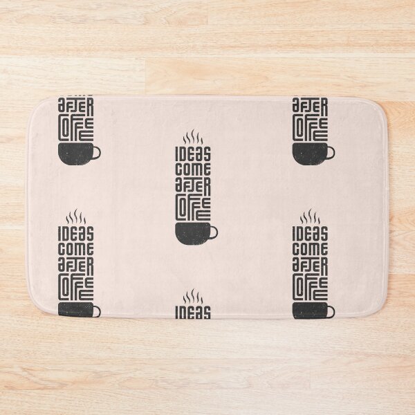 Item preview, Ideen kommen nach dem Kaffee | Pastel Pink Background designed and sold by RM-Journey.