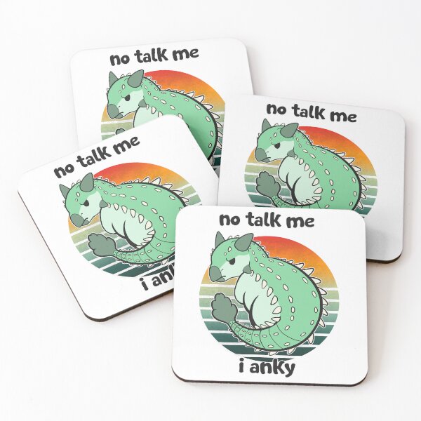 Item preview, no talk me i anky (grungy sunset ver.) designed and sold by Chantal Schroeder.