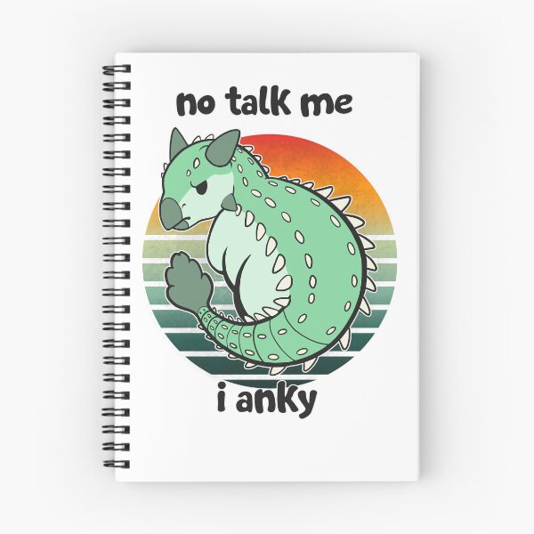 Item preview, no talk me i anky (grungy sunset ver.) designed and sold by Chantal Schroeder.