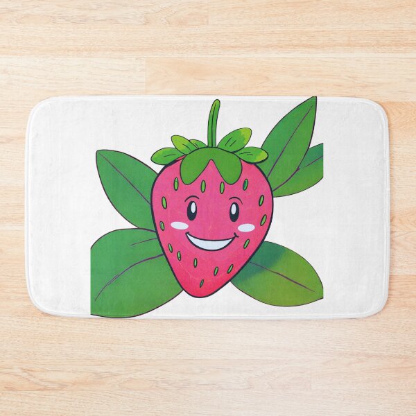 Item preview, Cute Strawberry Plant with Smiley Face designed and sold by ha11e11.