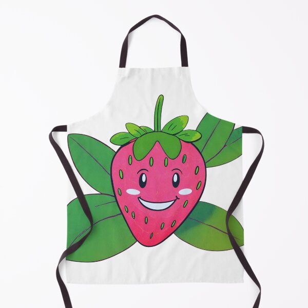 Item preview, Cute Strawberry Plant with Smiley Face designed and sold by ha11e11.