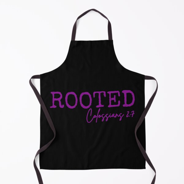 Item preview, Rooted in Jesus, Colossians 2:7, purple design. designed and sold by MoriaStore.