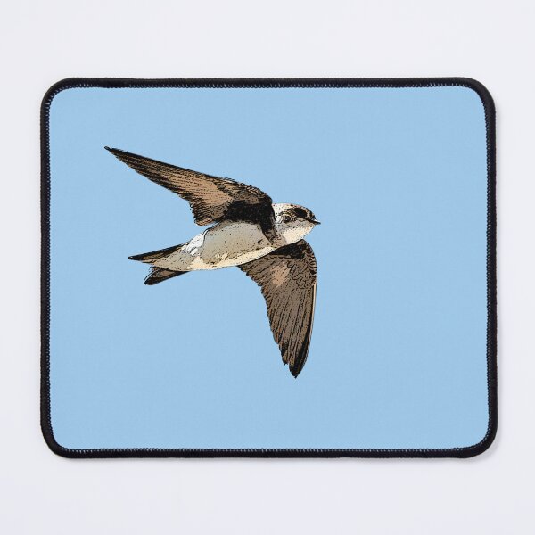 Item preview, Sand Martin Bank Swallow Black Alternate Design  designed and sold by designsasstultd.