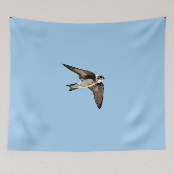 Item preview, Sand Martin Bank Swallow Black Alternate Design  designed and sold by designsasstultd.