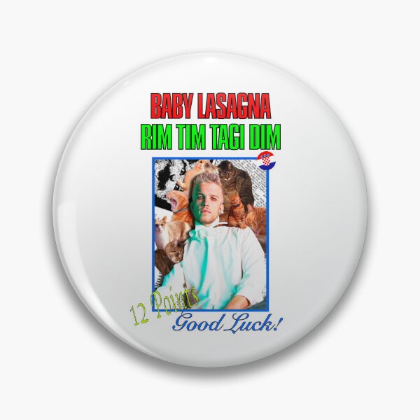 Item preview, Baby Lasagna - Rim Tim Tagi Dim | Eurovision Song Contest 2024 Croatia  designed and sold by Animania-AnimeS.