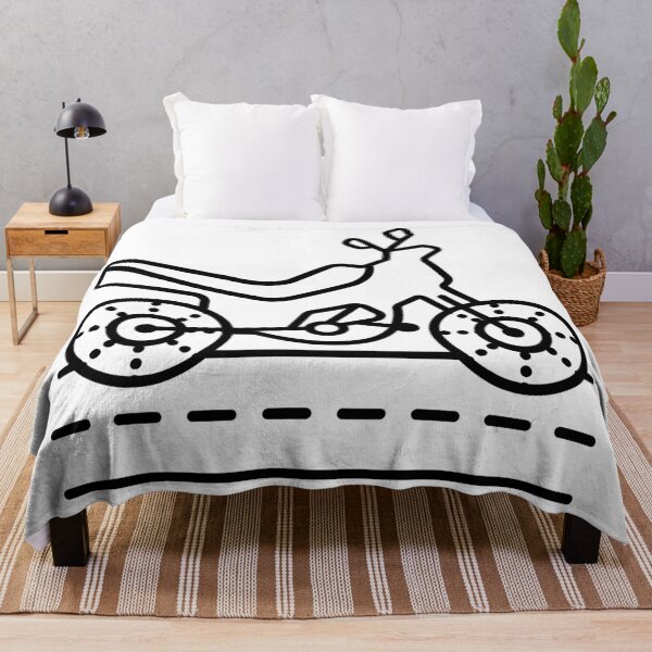 Item preview, Motorcycle black line illustration designed and sold by OM-lova.