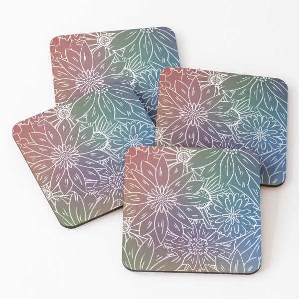 Item preview, Tie-dye inspired flowers  designed and sold by Totalia.