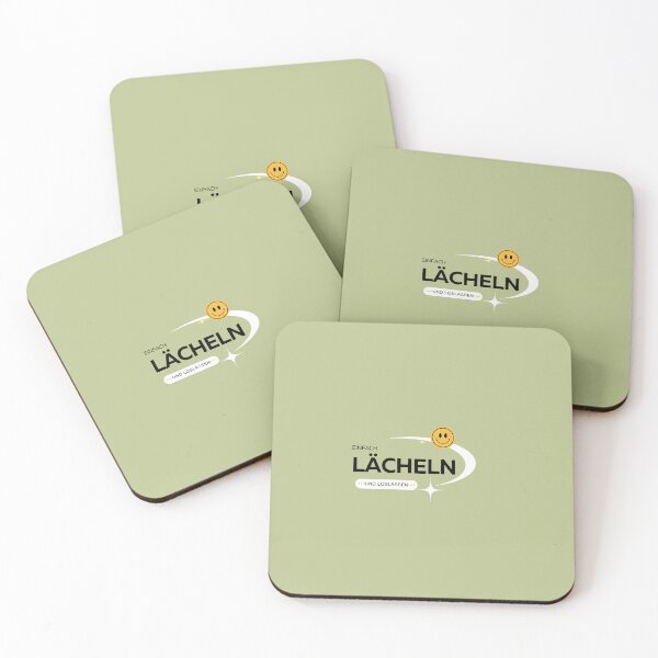 Item preview, Einfach lächeln und loslassen | Pastel Green Background designed and sold by RM-Journey.