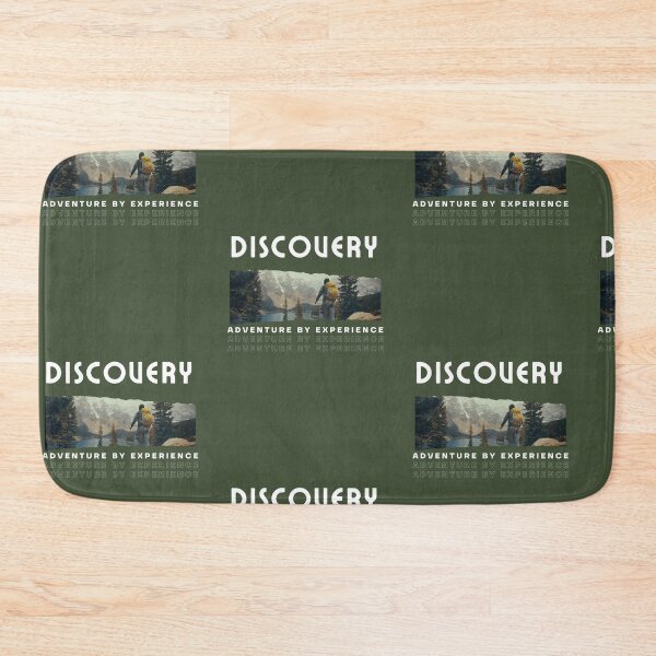 Item preview, Discovery - Adventure by Experience | Nature Landscape Illustration | Green Background designed and sold by RM-Journey.