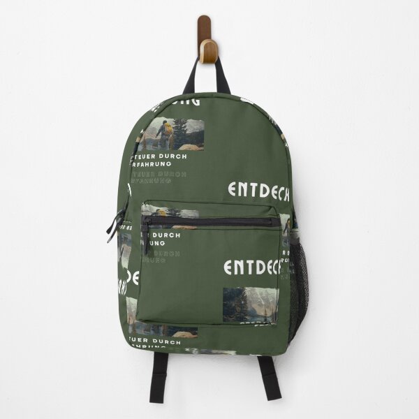 Item preview, Entdeckung - Abenteuer durch Erfahrung | Nature Landscape Illustration | Green Background designed and sold by RM-Journey.
