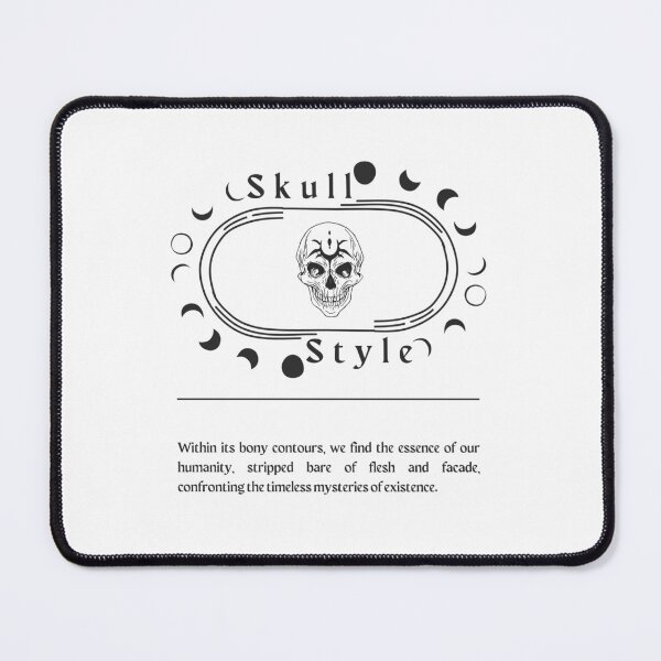 Item preview, Skull Style | White Background designed and sold by RM-Journey.