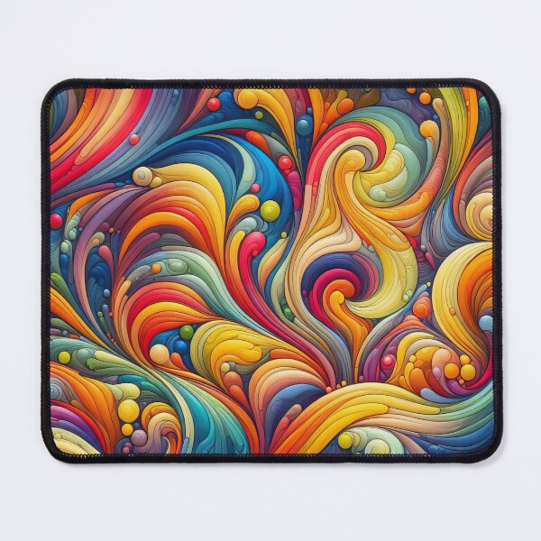Item preview, Vivid Vortex The Dance of Colourful Chaos Unleashed designed and sold by ArtComixHaven.
