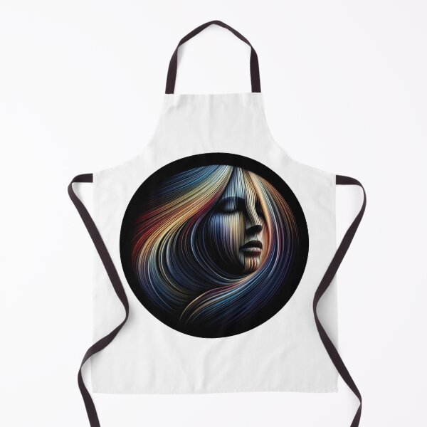 Item preview, God is a woman - Creative art with color lines designed and sold by NovaMode.
