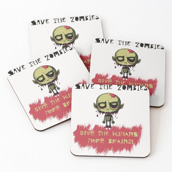 Item preview, Save the undead - give people more brains! designed and sold by WackyWorldArt.