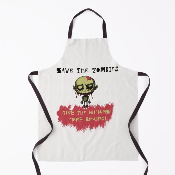 Item preview, Save the undead - give people more brains! designed and sold by WackyWorldArt.