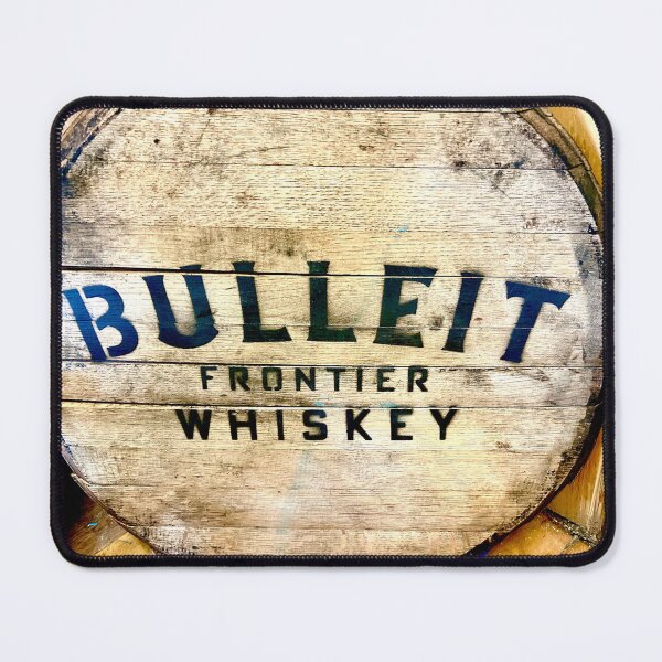 Item preview, Bulliets Frontier Whisky Vintage Sign Advertisement  designed and sold by Overthetopsm.