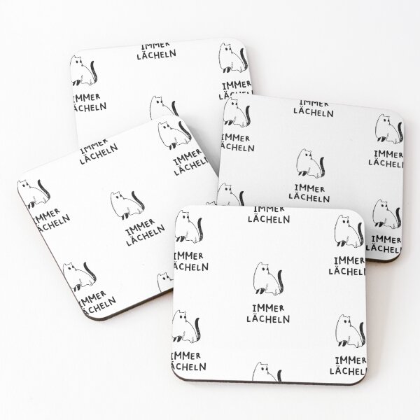 Item preview, Immer lächelnd | Cute Cat Illustration | White Background designed and sold by RM-Journey.