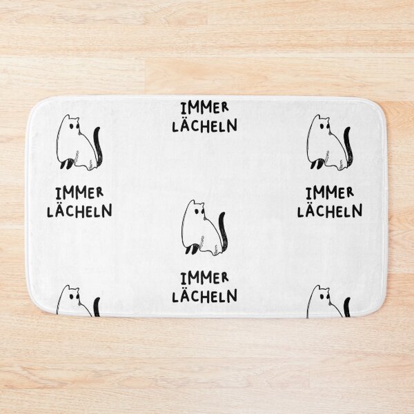 Item preview, Immer lächelnd | Cute Cat Illustration | White Background designed and sold by RM-Journey.