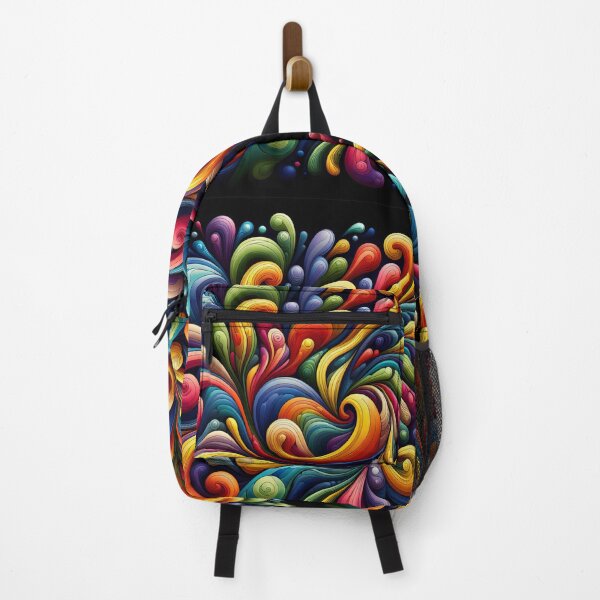 Item preview, Vibrant Whirls of Colour An Abstract Art Symphony designed and sold by ArtComixHaven.